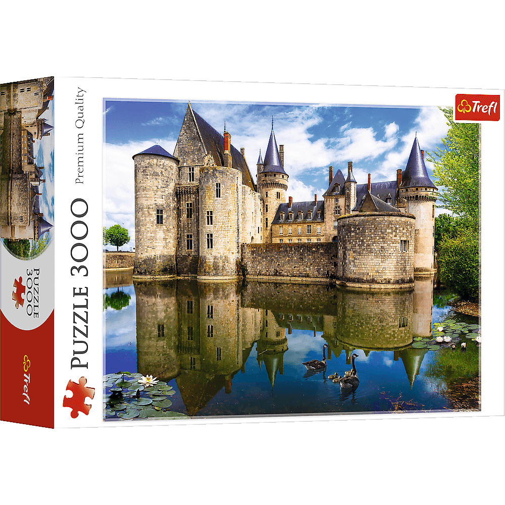 Puzzle 3000 Piezas | Castle of Sully-sur-Loire, France Trefl