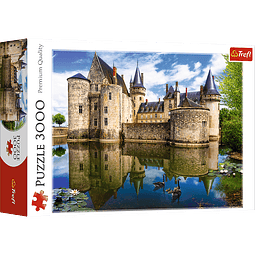 Puzzle 3000 Piezas | Castle of Sully-sur-Loire, France Trefl