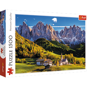 Val di Funes valley, Dolomites, Italy | Puzzle Trefl 1500 Piezas