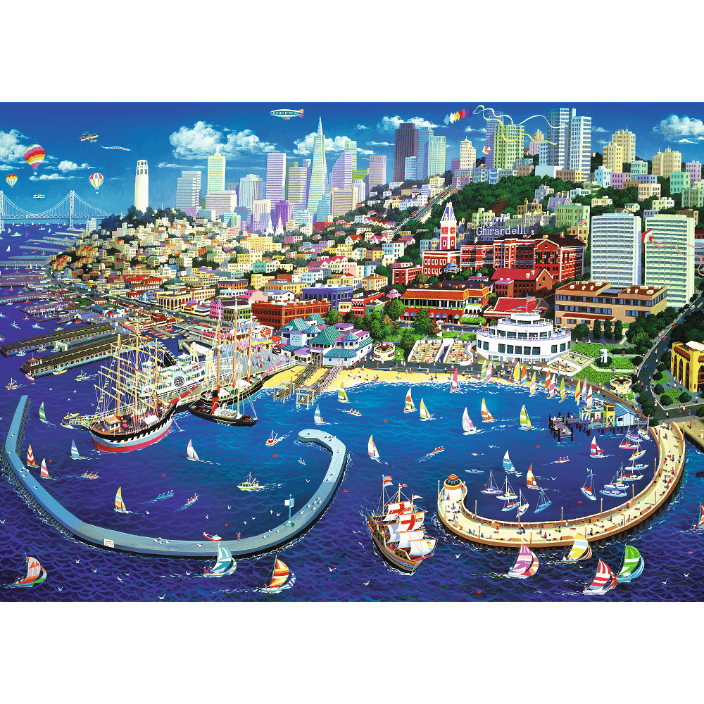 Puzzle 2000 Piezas | San Francisco Bay Trefl