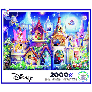 Puzzle 2000 Piezas | Disney Princess Castle Ceaco