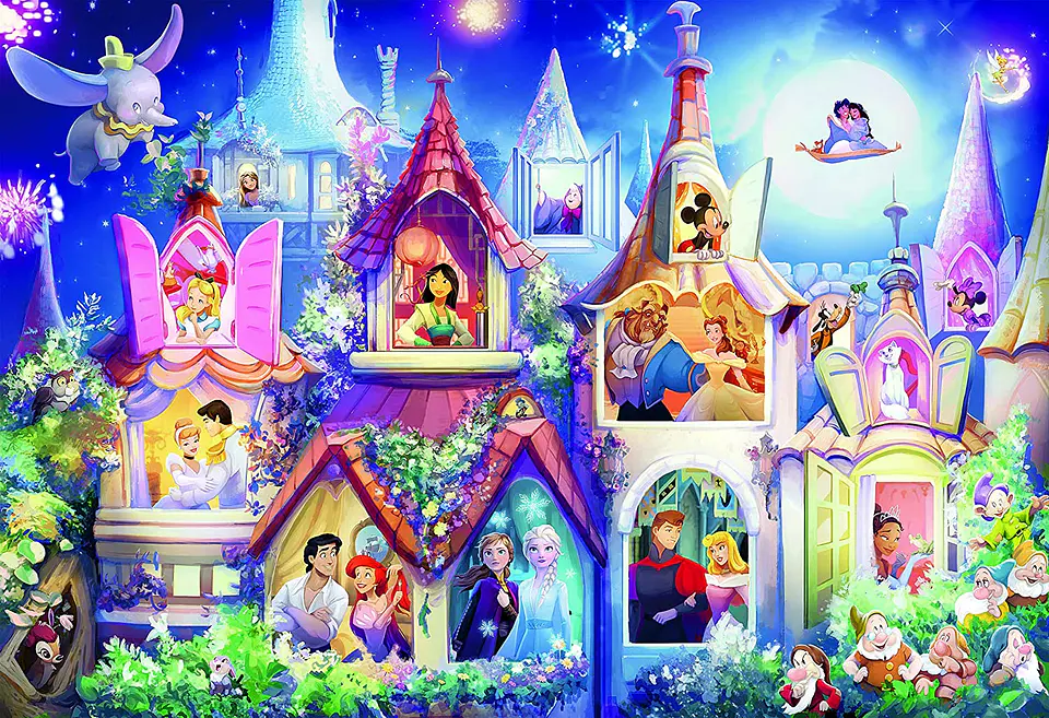 Puzzle 2000 Piezas | Disney Princess Castle 2