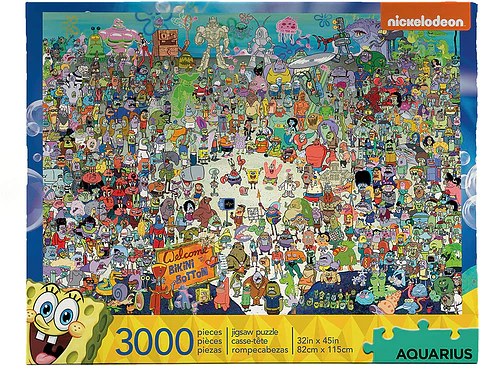Puzzle 3000 piezas | Bob Esponja Aquarius 