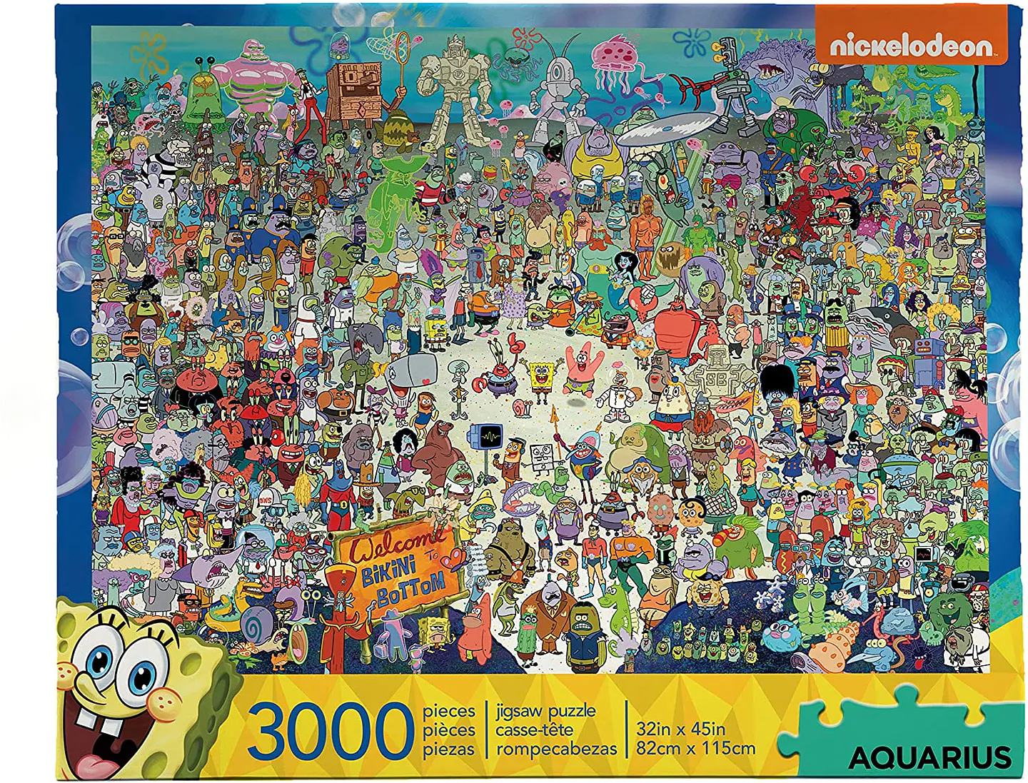 Puzzle 3000 piezas | Bob Esponja Aquarius  1