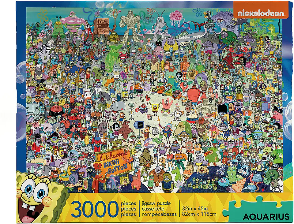 Puzzle 3000 piezas | Bob Esponja Aquarius  1
