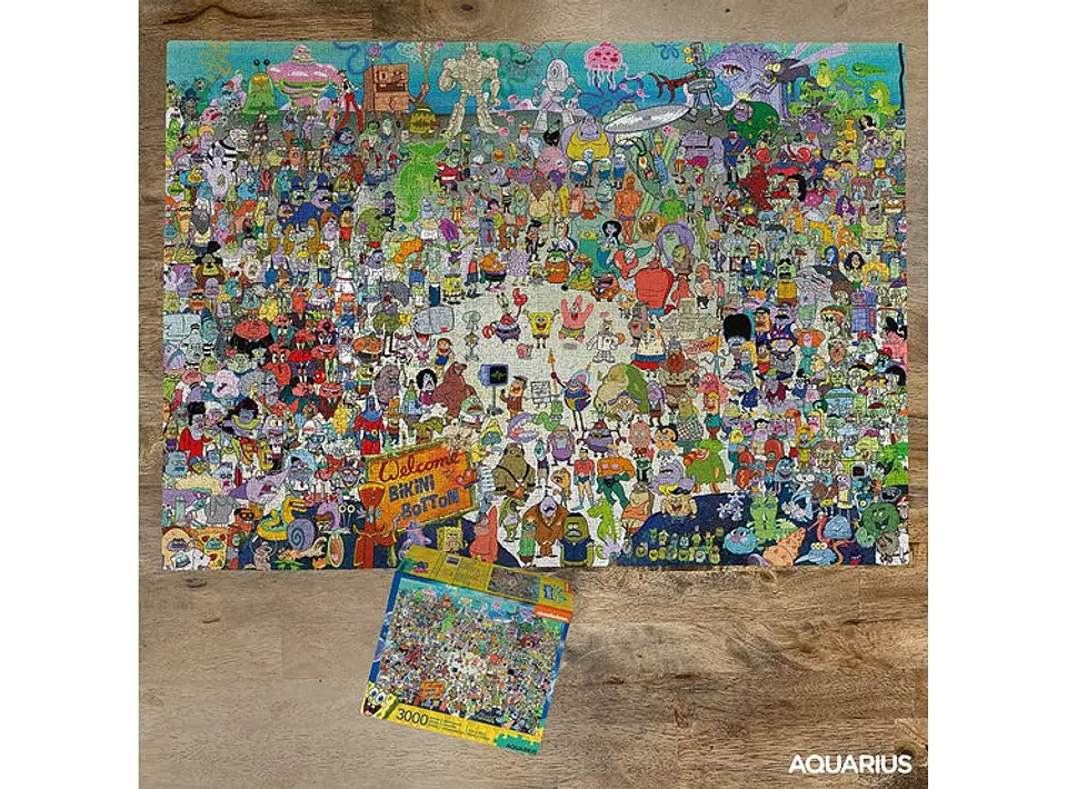 Puzzle 3000 piezas | Bob Esponja Aquarius  3
