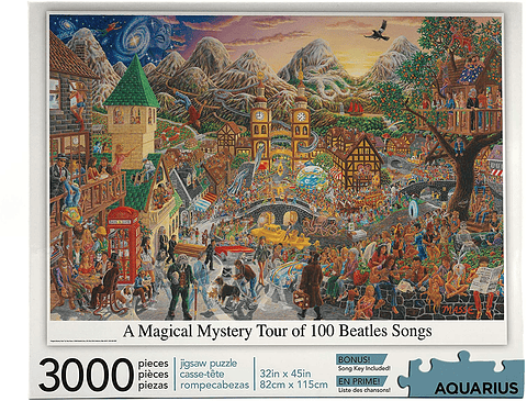 Puzzle 3000 piezas | A Magical Mystery Tour of 100 Beatles Songs Aquarius