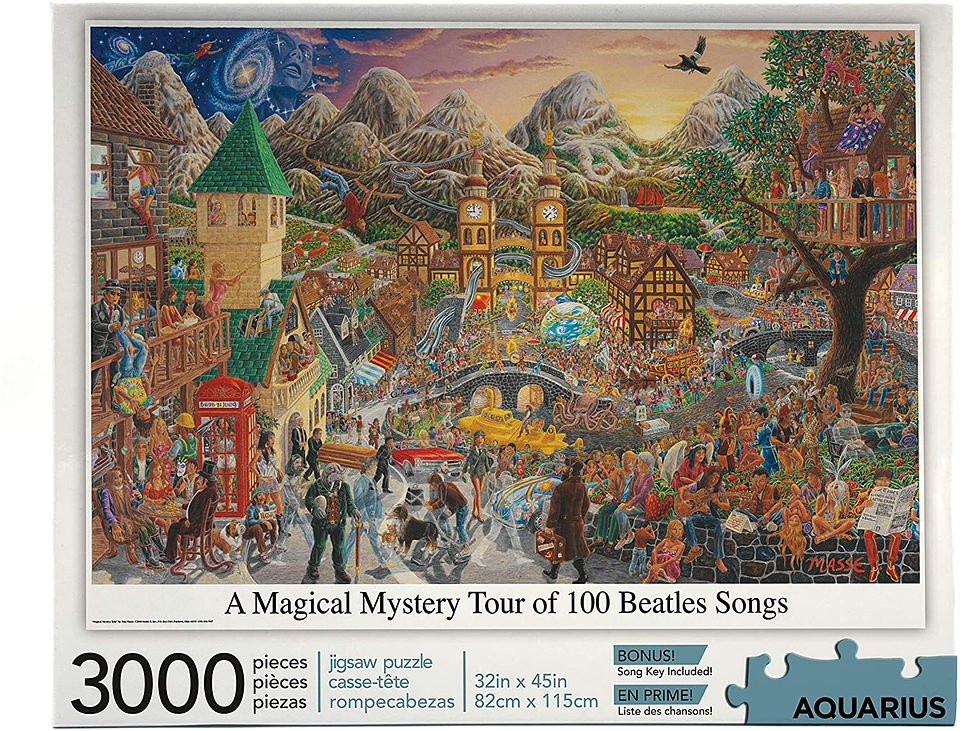 Puzzle 3000 piezas | A Magical Mystery Tour of 100 Beatles Songs Aquarius 1