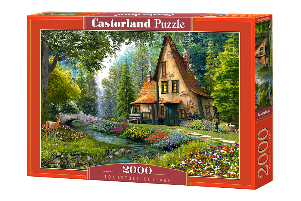 Cabaña vieja en el bosque | Puzzle 2000 Piezas Castorland 
