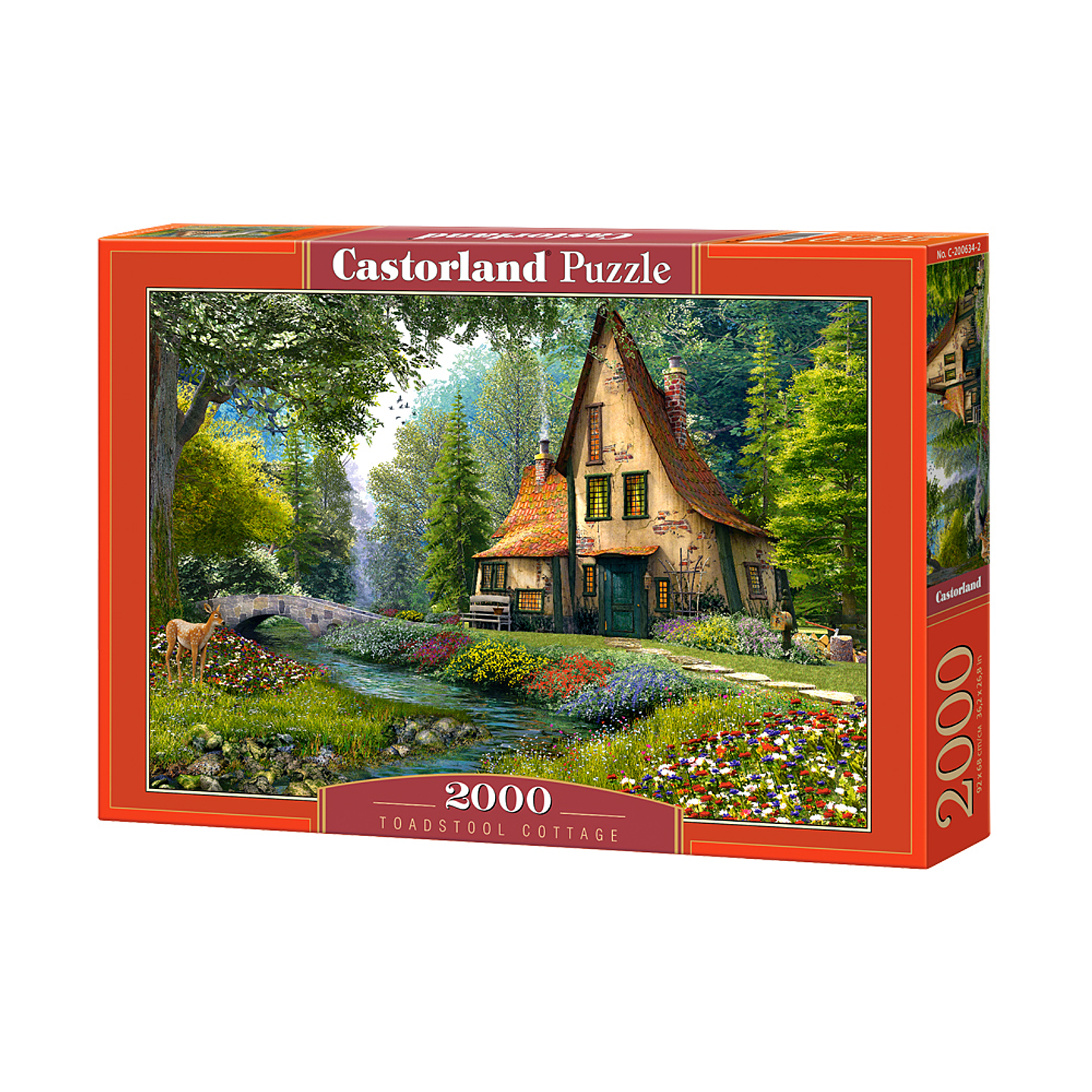 Cabaña vieja en el bosque | Puzzle 2000 Piezas Castorland  1