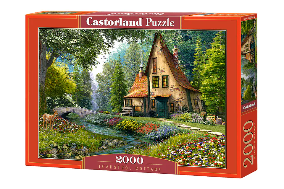 Puzzle 2000 Piezas | Cabaña vieja en el bosque 1