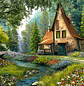 Cabaña vieja en el bosque | Puzzle 2000 Piezas Castorland  - Miniatura 2