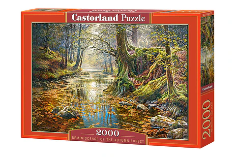 Puzzle 2000 Piezas | Reminiscencia del bosque otoñal