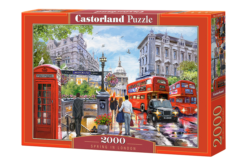 Primavera en Londres | Puzzle 2000 Piezas Castorland