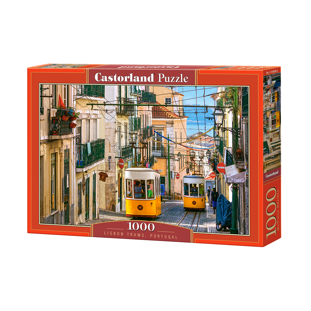 Tranvías de Lisboa, Portugal | Puzzle Castorland 1000 Piezas 1