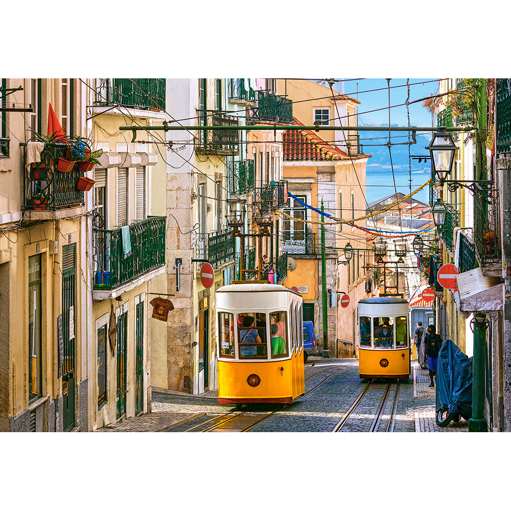Tranvías de Lisboa, Portugal | Puzzle Castorland 1000 Piezas 2
