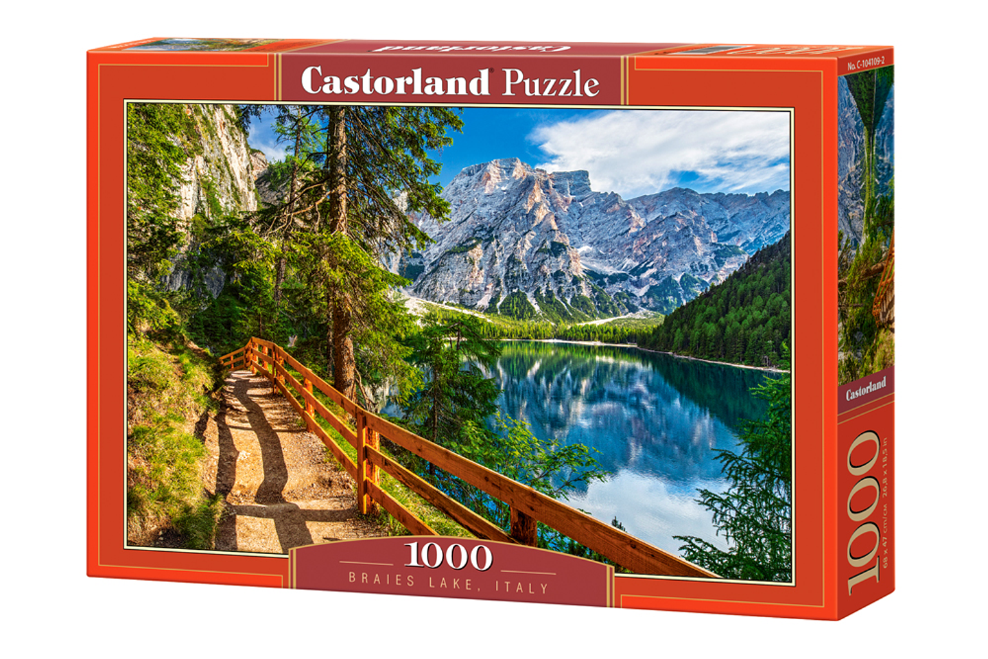 Lago Braies, Italia | Puzzle Castorland 1000 Piezas 1