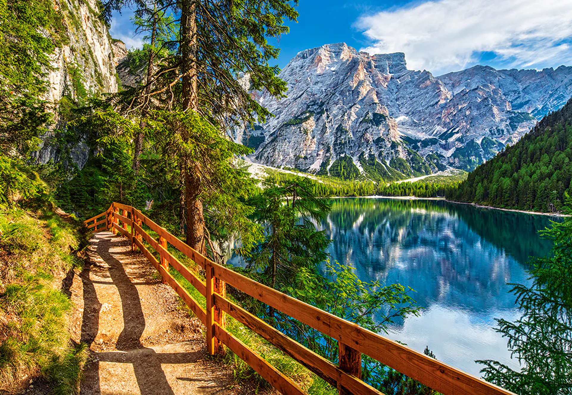Puzzle 1000 Piezas | Lago Braies, Italia 2