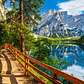 Lago Braies, Italia | Puzzle Castorland 1000 Piezas - Miniatura 2