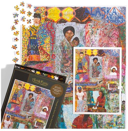 Puzzle 1000 Piezas Premium I Thought the Streets Were Paved With Gold Art & Fable