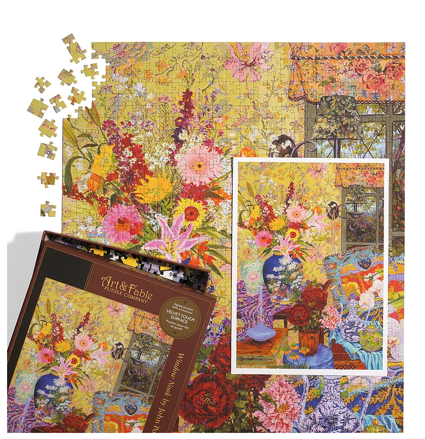 Puzzle 1000 Piezas Premium | Window Nook Art & Fable 