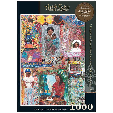 Puzzle 1000 Piezas Premium I Thought the Streets Were Paved With Gold Art & Fable