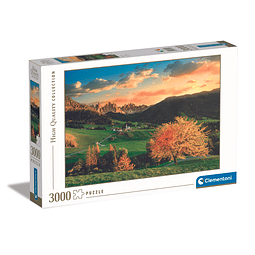 Puzzle 3000 Piezas | Santa Magdalena Dolomites Clementoni