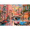 Puzzle 6000 Piezas | Atardecer por la noche en Venecia Clementoni 