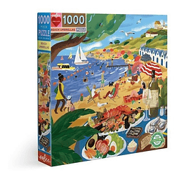 Puzzle 1000 Piezas | Playa Quitasol Eeboo 
