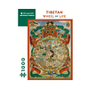 Puzzle 1000 Piezas |  Rueda tibetana de la vida Pomegranate 