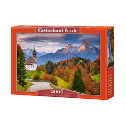 Puzzle 2000 Piezas Castorland | Otoño en los Alpes Bávaros, Alemania
