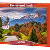 Puzzle 2000 Piezas | Otoño en los Alpes Bávaros, Alemania Castorland