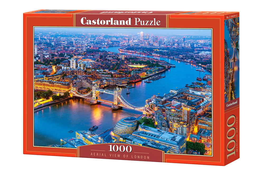 Puzzle 1000 Piezas | Vista Aérea de Londres Castorland 