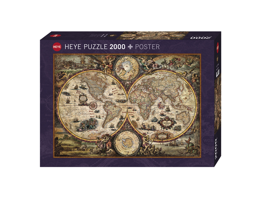 Puzzle 2000 Piezas | Vintage World Heye