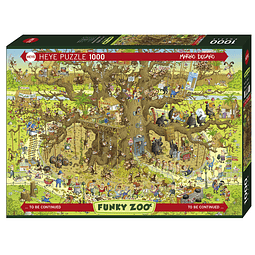 Puzzle 1000 Piezas | FUNKY ZOO Monkey Habitat