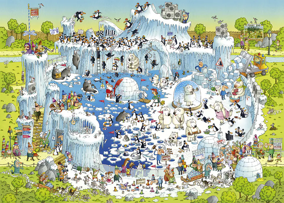 Puzzle 1000 Piezas | FUNKY ZOO Polar Habitat 2