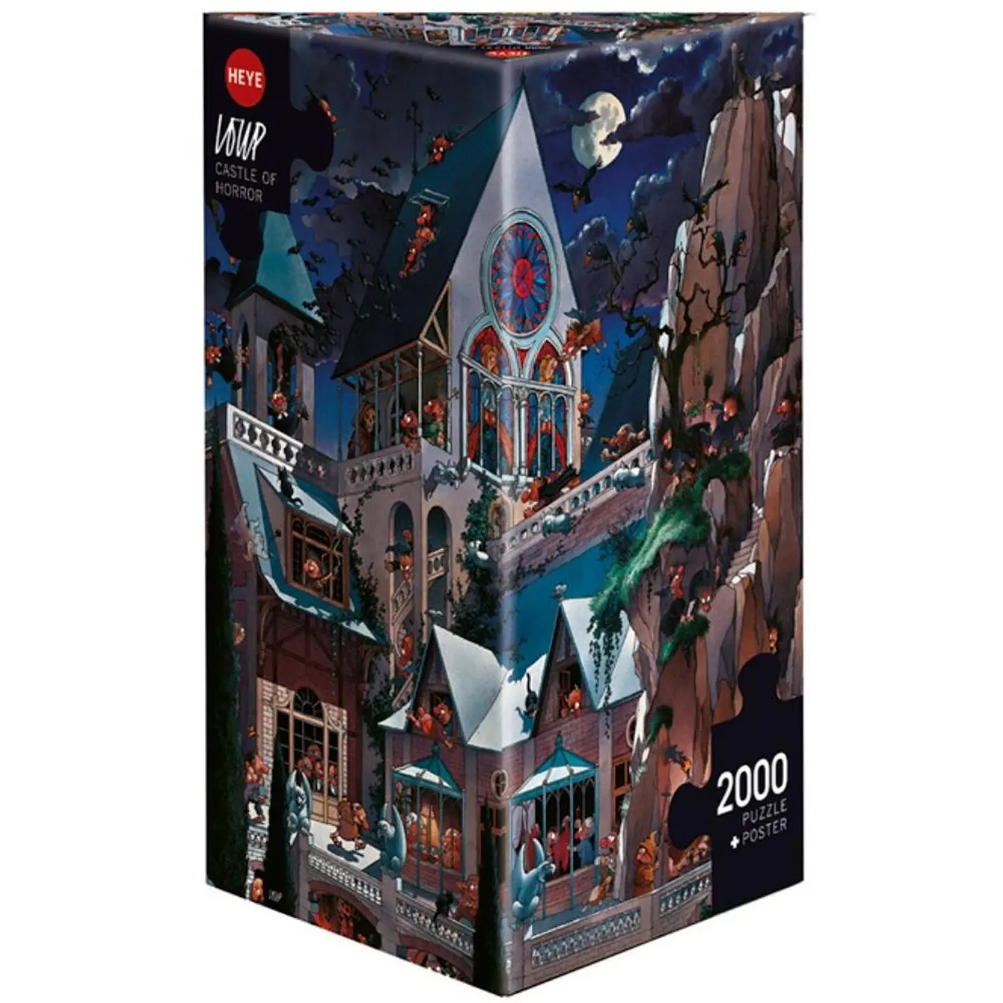 Puzzle 2000 Piezas | Castle of Horror Heye 1