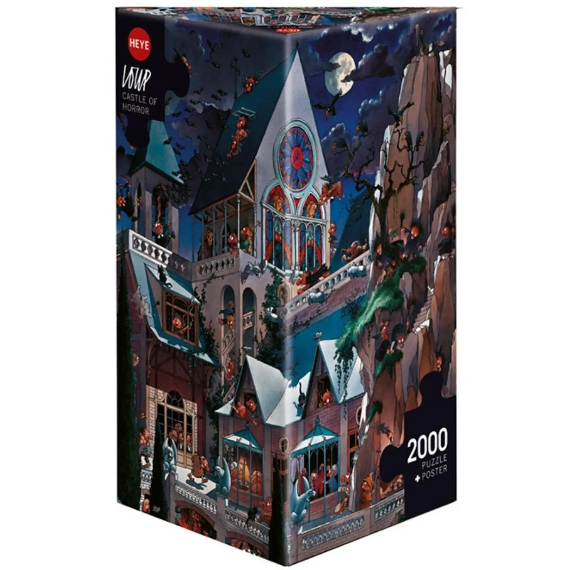 Puzzle 2000 Piezas | Castle of Horror Heye 1