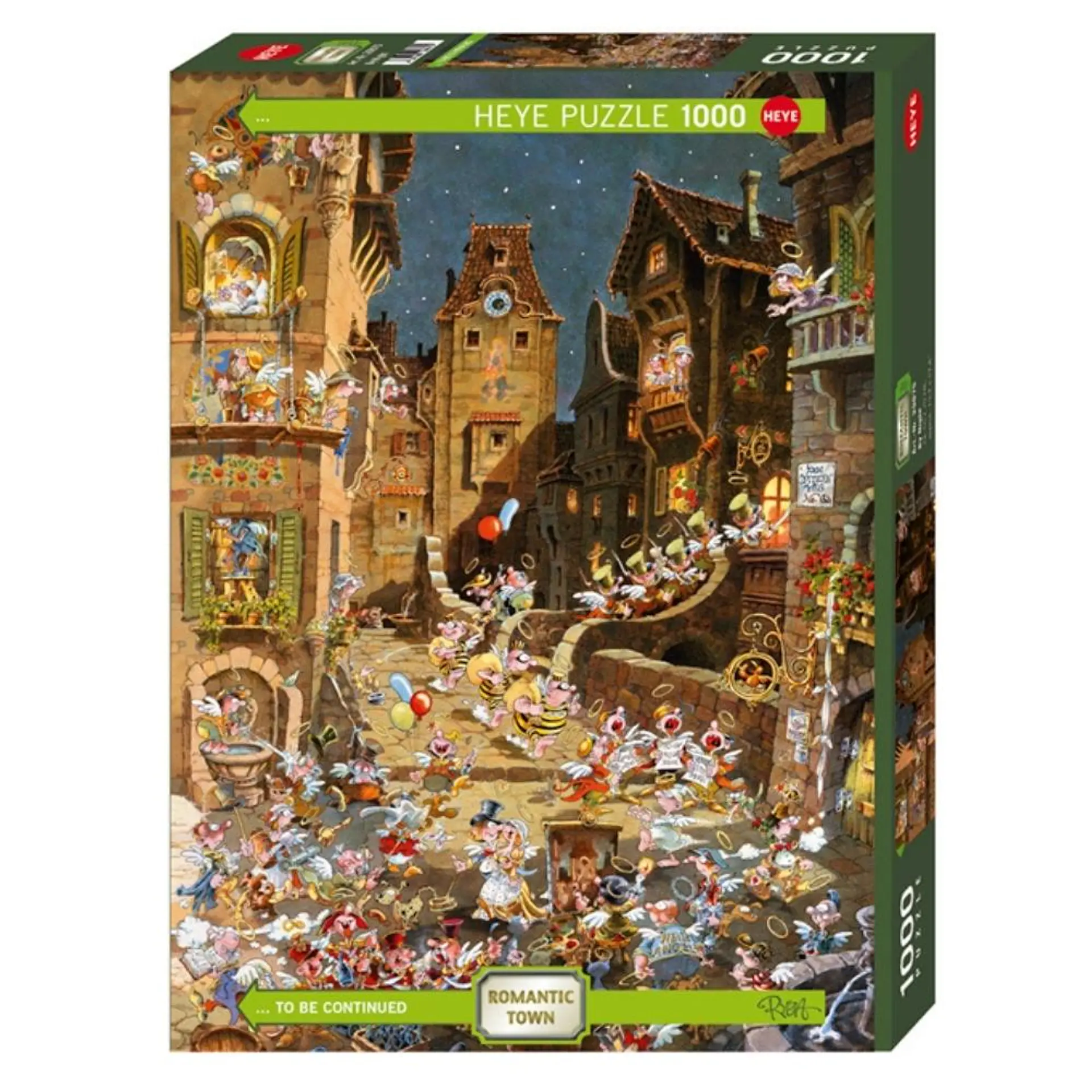 Puzzle 1000 Piezas | Romantic Town By Night 1