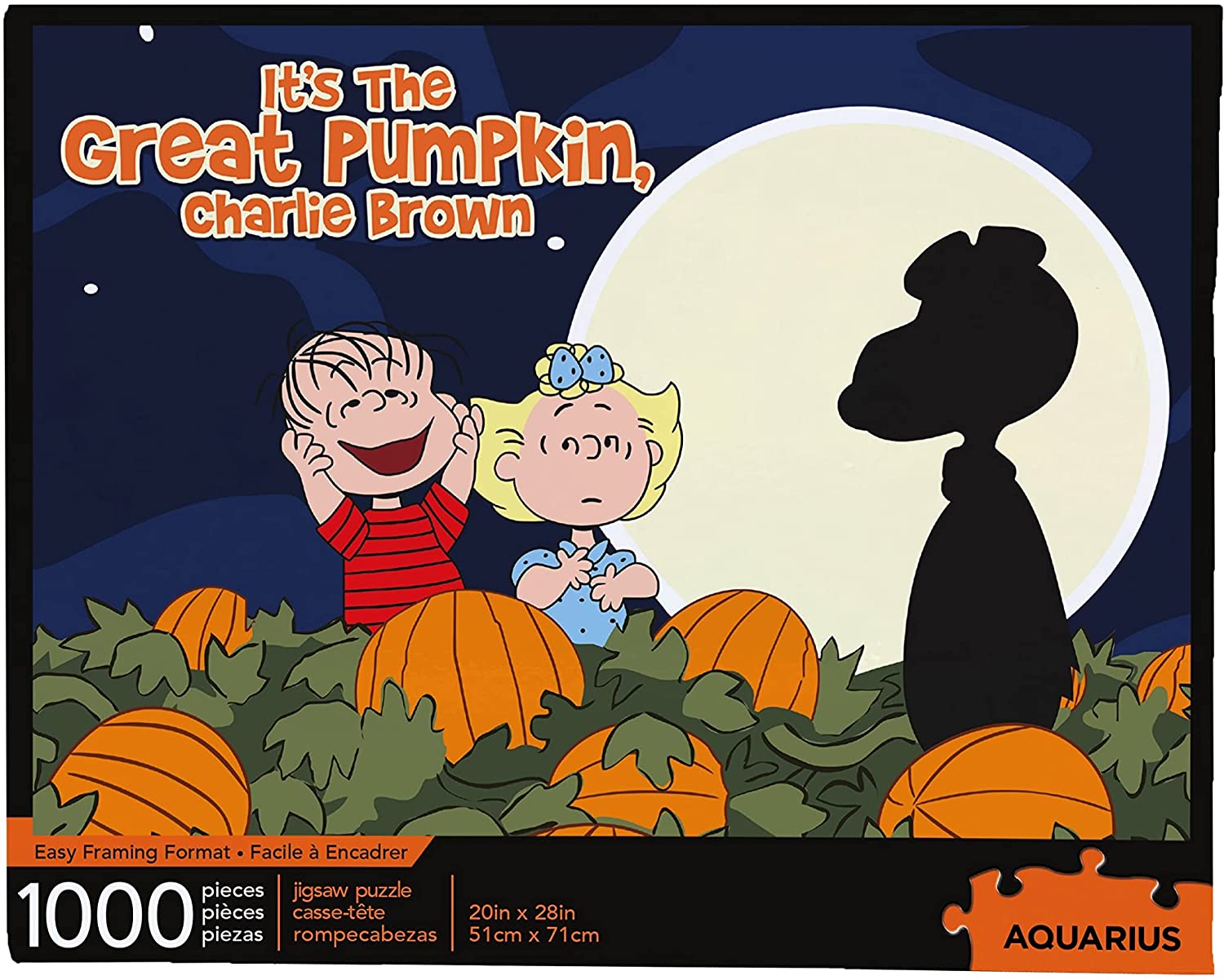 Puzzle 1000 Piezas | Charlie Brown, La Gran Calabaza Aquarius