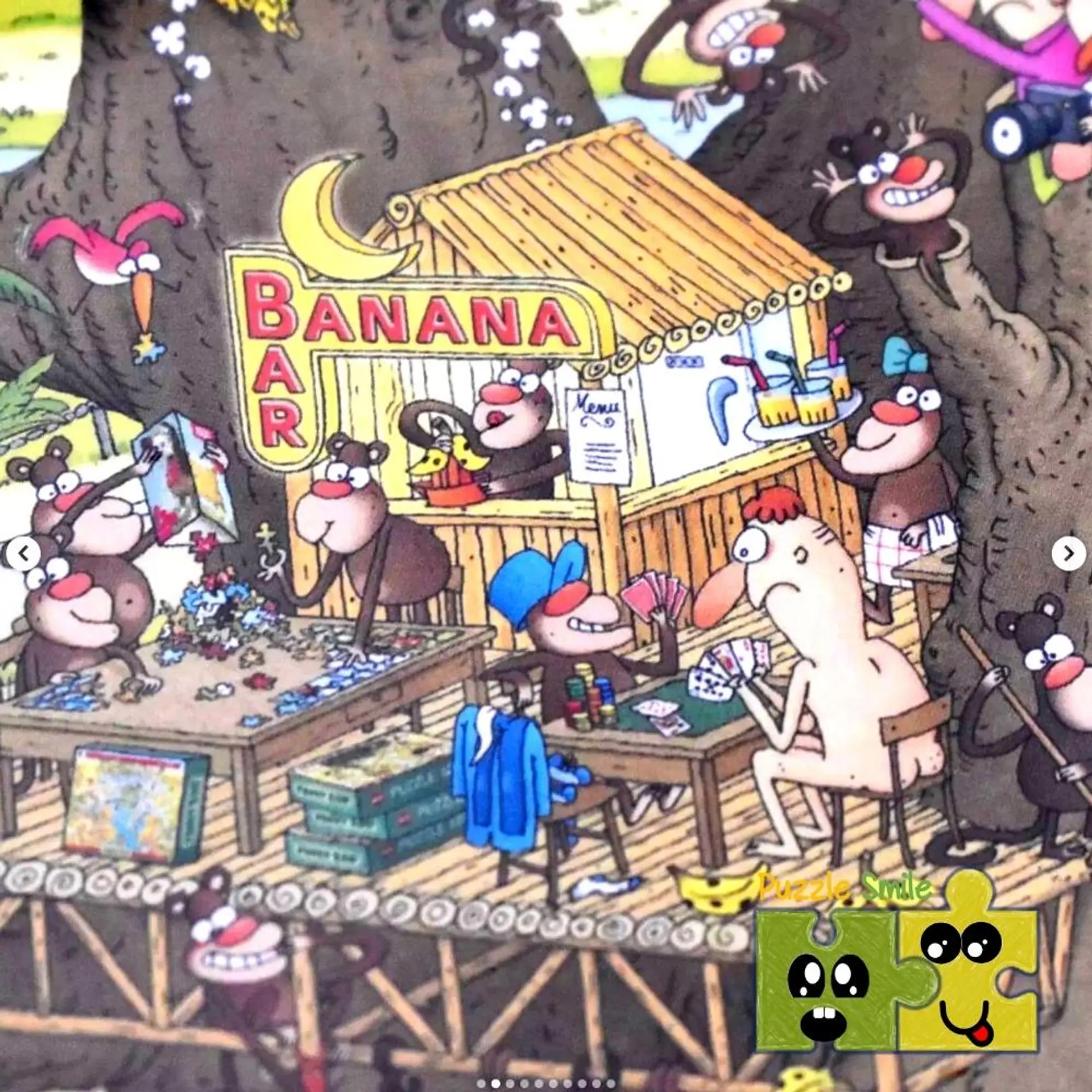 Puzzle 1000 Piezas | FUNKY ZOO Monkey Habitat 4