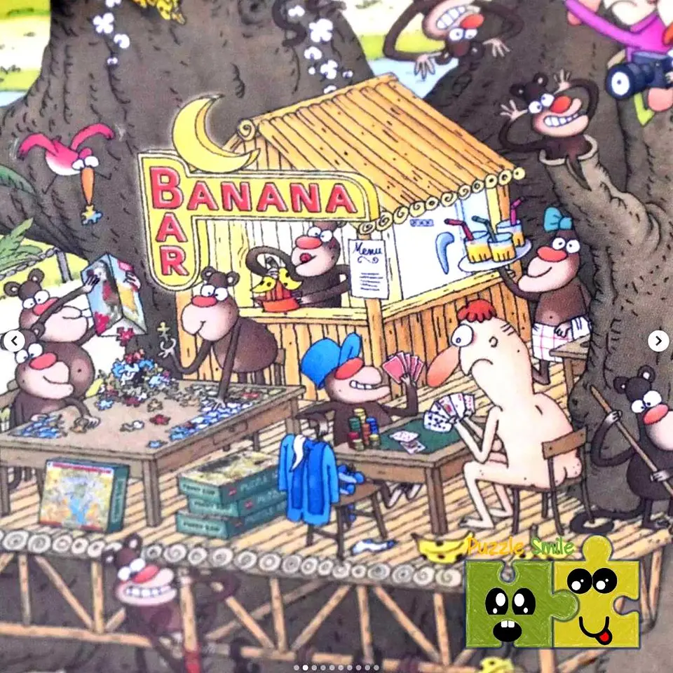 Puzzle 1000 Piezas | FUNKY ZOO Monkey Habitat 4