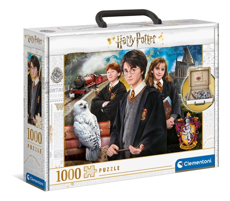 Puzzle 1000 Piezas | Harry Potter Maleta Clementoni