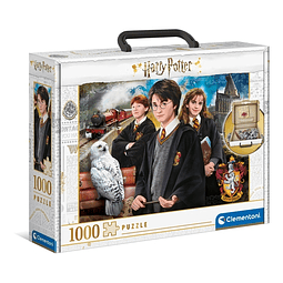 Puzzle 1000 Piezas | Harry Potter Maleta Clementoni