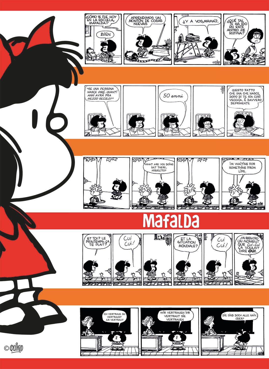Puzzle 500 Piezas | Mafalda La Escuela Clementoni 