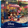 Puzzle 750 Piezas | Mickey y Minnie Dulce Corazón