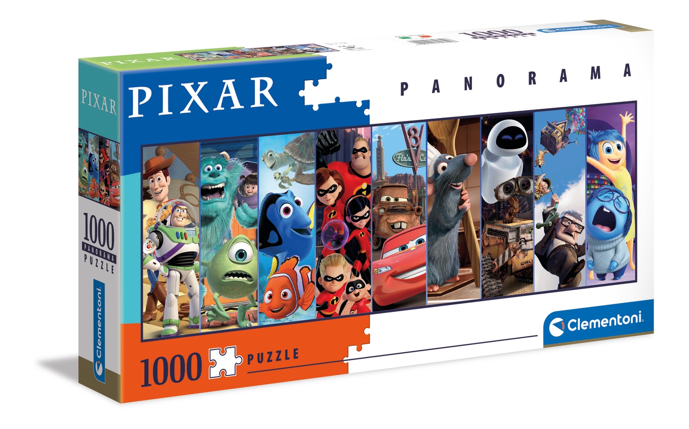 Puzzle 1000 Piezas | Disney Pixar Panorámico Clementoni 