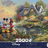 Puzzle 2000 Piezas | Disney Mickey y Minnie Cabaña del Lago