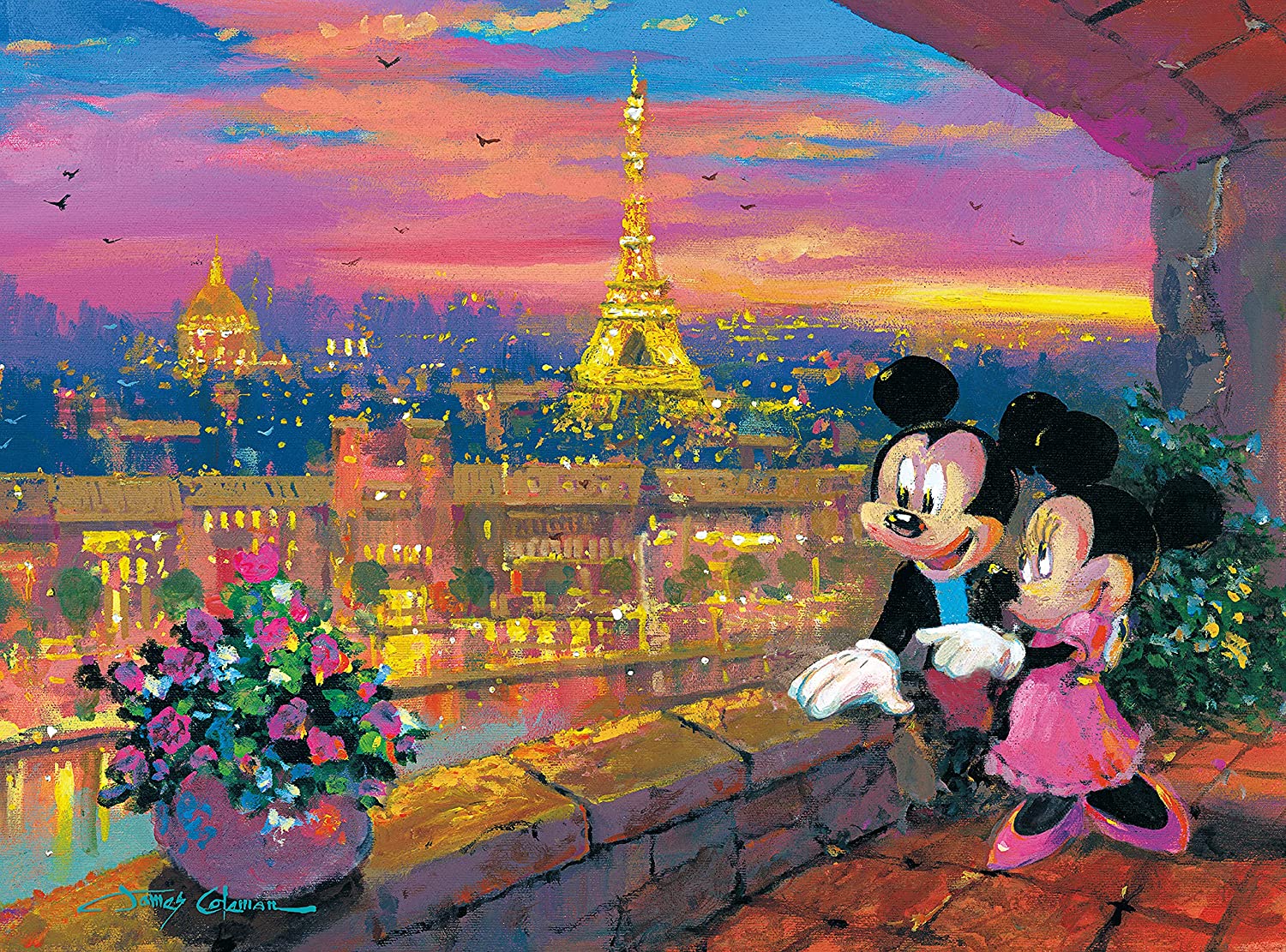 Puzzle 1000 Piezas | Disney Mickey y Minnie en París