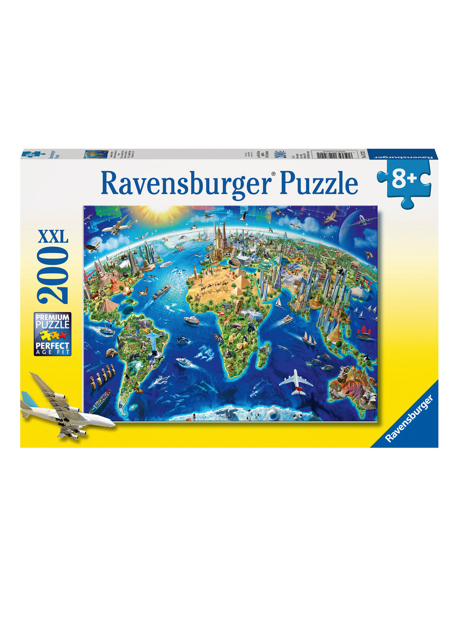 Puzzle 200 Piezas Grandes | Monumentos del Mundo